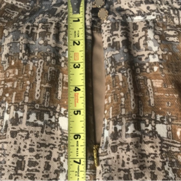 Tory Burch Wool Silk Pleaded Printed Skirt Size 2 - Picture 10 of 12